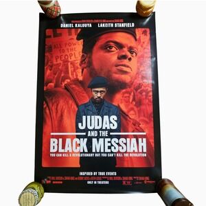 Judas and the Black Messiah 2021 Original Movie Poster 27x40 Daniel Kaluuya D/S